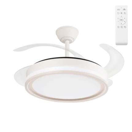 ventilador led aspas abatibles