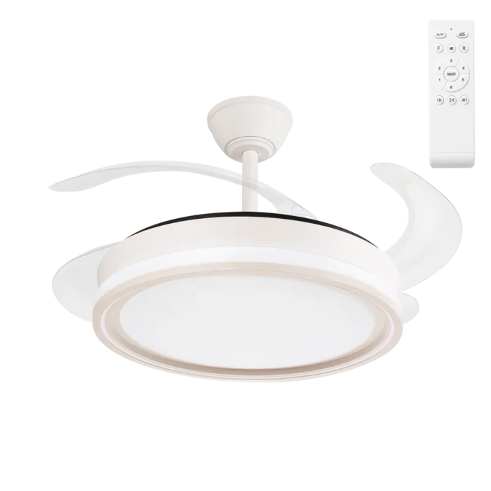 ventilador led aspas abatibles